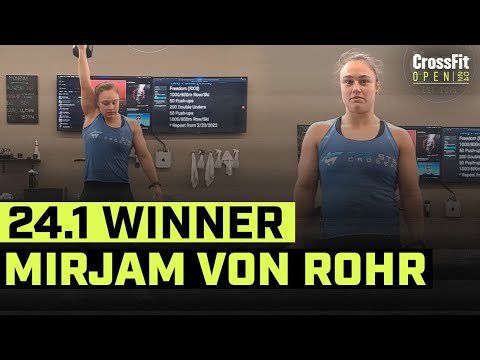 Mirjam von Rohr Takes Top Score in CrossFit Open Workout 24.1