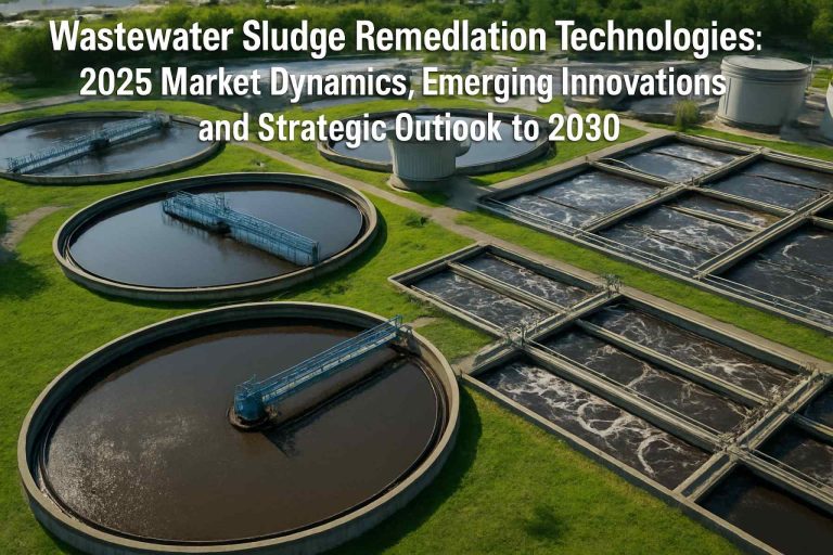 Affaldvandslamrensningsteknologier: Markedsdynamik 2025, nye innovationer og strategisk udsigt til 2030